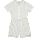 William Stripe Shorts & Shirt