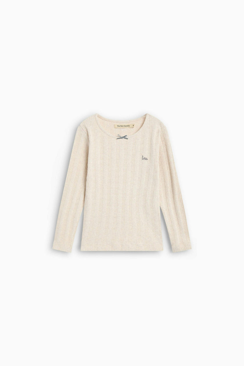 TNS Logo Tee Whisper White Melange