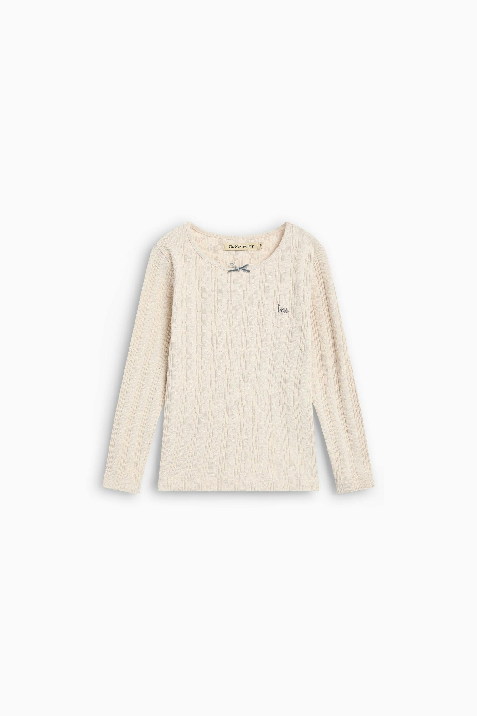 TNS Logo Tee Whisper White Melange