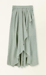 Singapore Skirt in Dune Stripe
