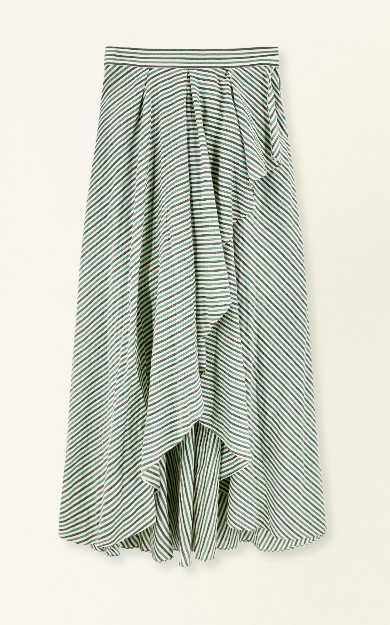 Singapore Skirt in Dune Stripe
