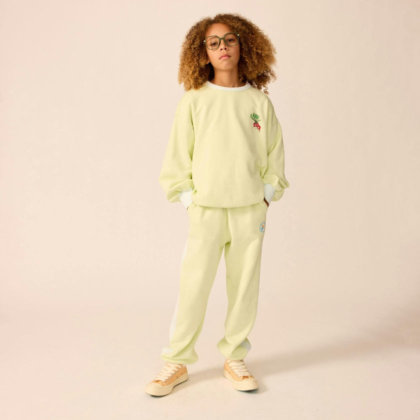 Organic Weekend Jogger in Keylime