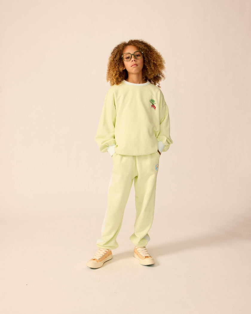 Organic Weekend Jogger in Keylime