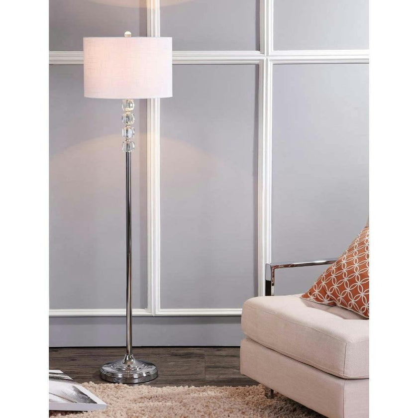 Aubrey 59.5" Crystal / Metal LED Floor Lamp