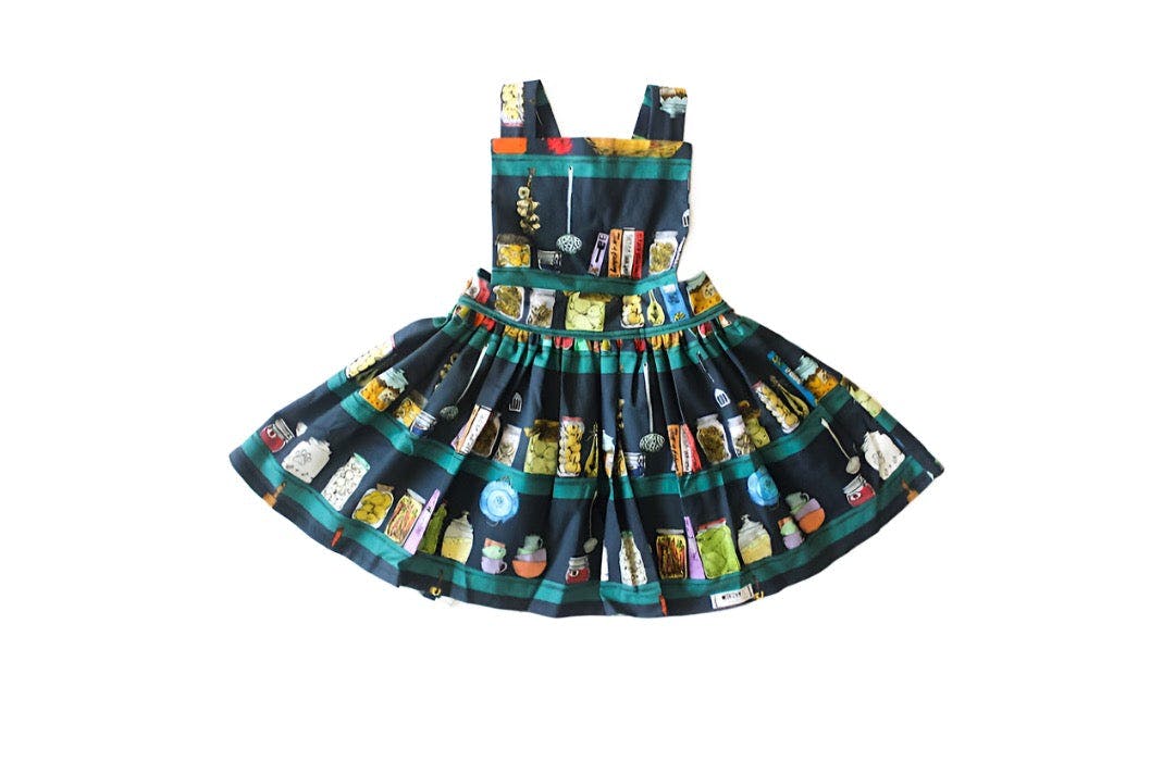 Pinafore Dress in Canning