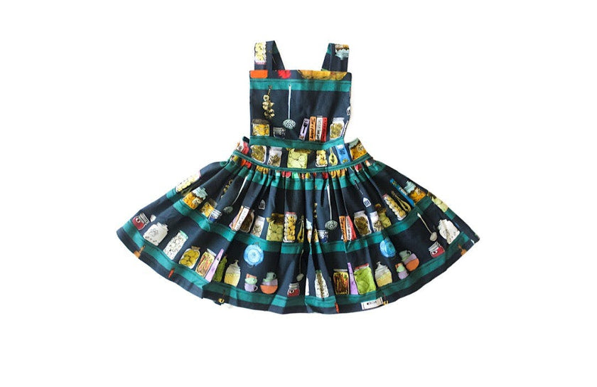 Pinafore Dress in Canning