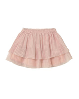 Pink Baby Pleated Tulle Skirt