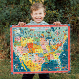 Giant Puzzle: USA Map - 48 Piece