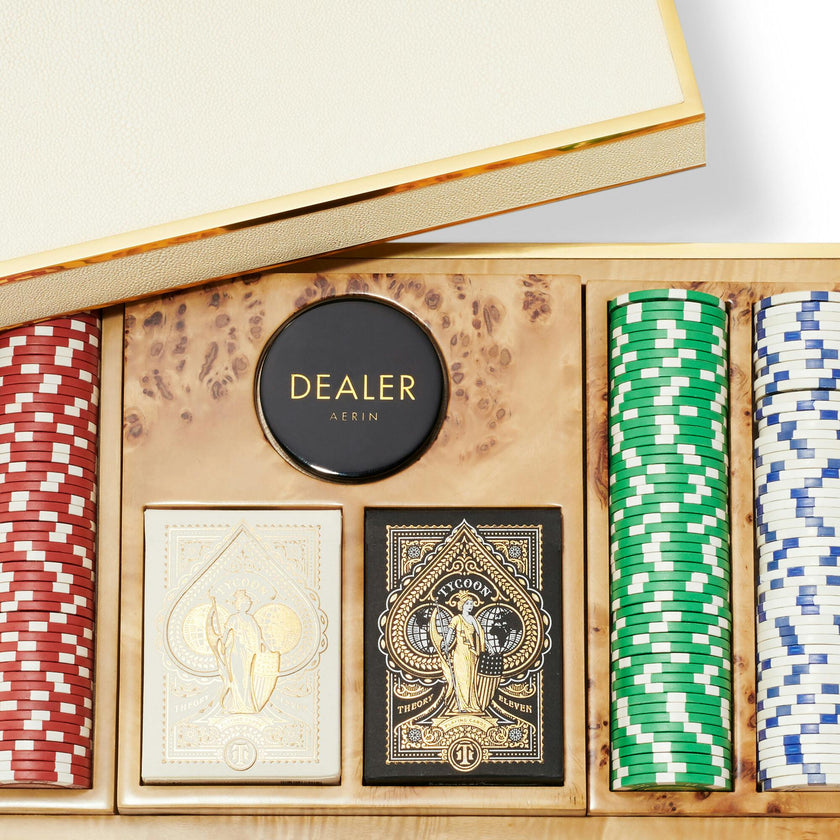 Shagreen Poker Set