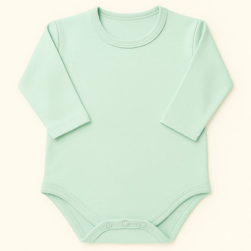 Mint Long Sleeve Bodysuit, Green
