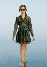 Maia Embroidery Mini Dress