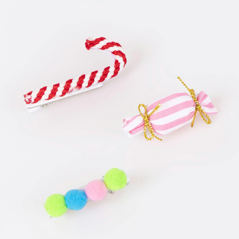 Gingerbread House Hair Clips