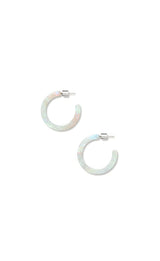 Mini Hoops in Astral Mint