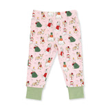 Christmas Dogs Pink - Long Sleeve Loungewear Set