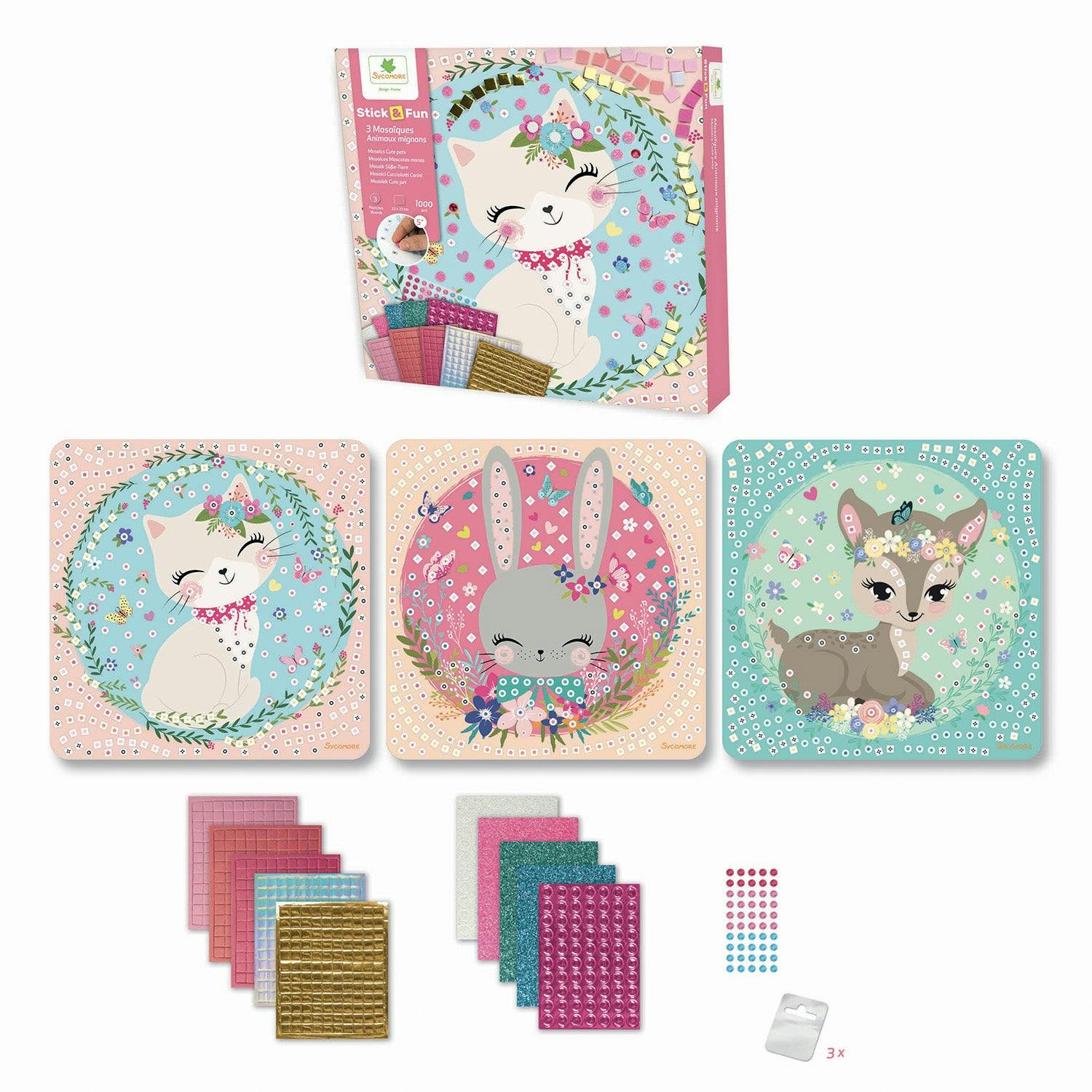 Stick'N Fun - Mosaics Cute Pets - 5y+