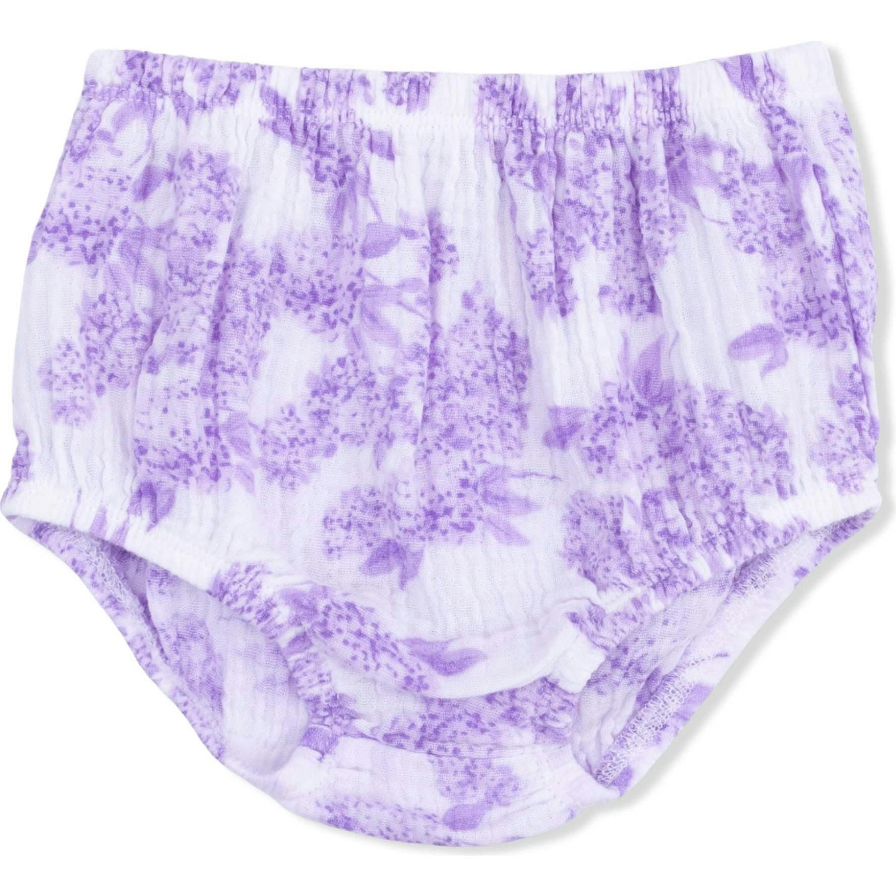 Lilac Floral - Smocked Sundress with Bloomer