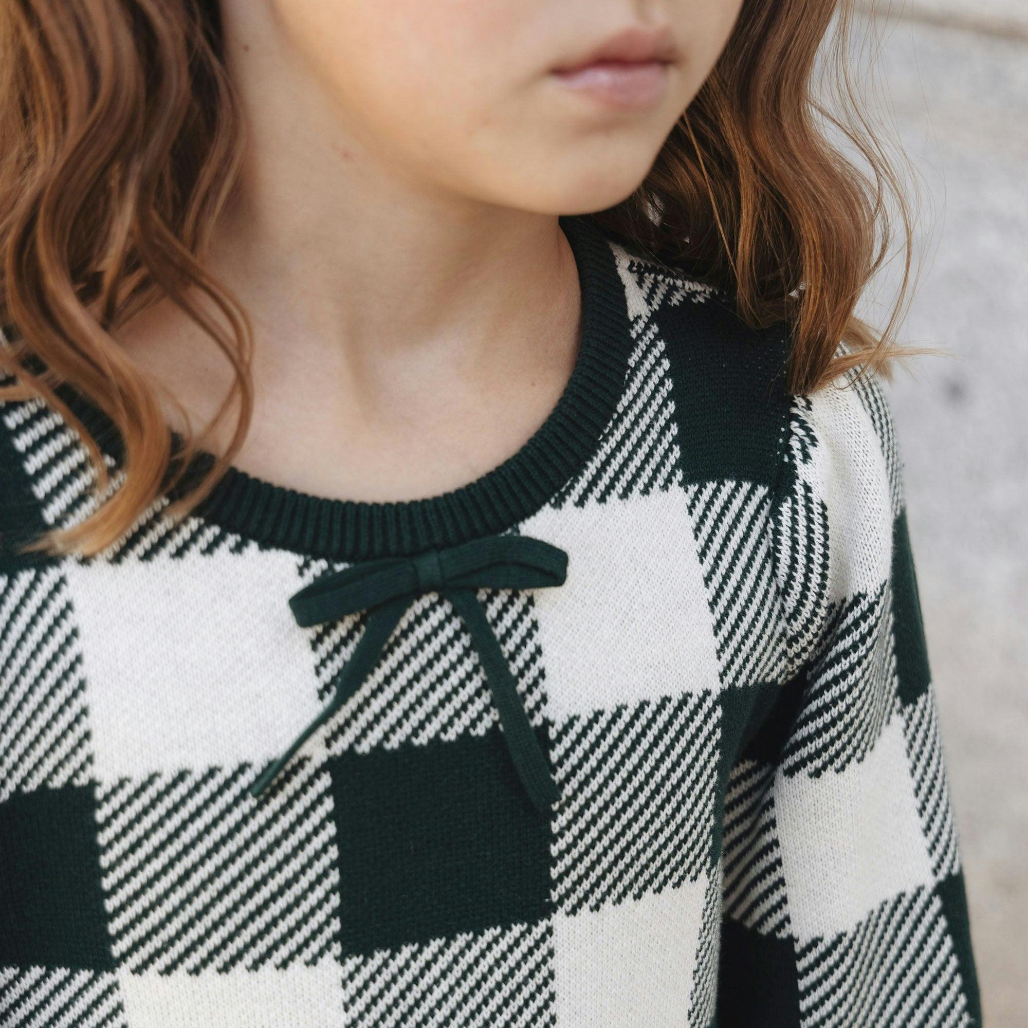 Organic Puff Sleeve Sweater Dress