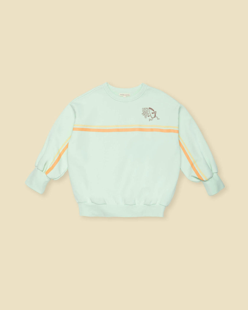 Organic Weekend Sweatshirt in Frosty Jade