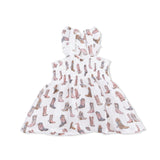 Cowgirl Boots - Smocked Top with Bloomer