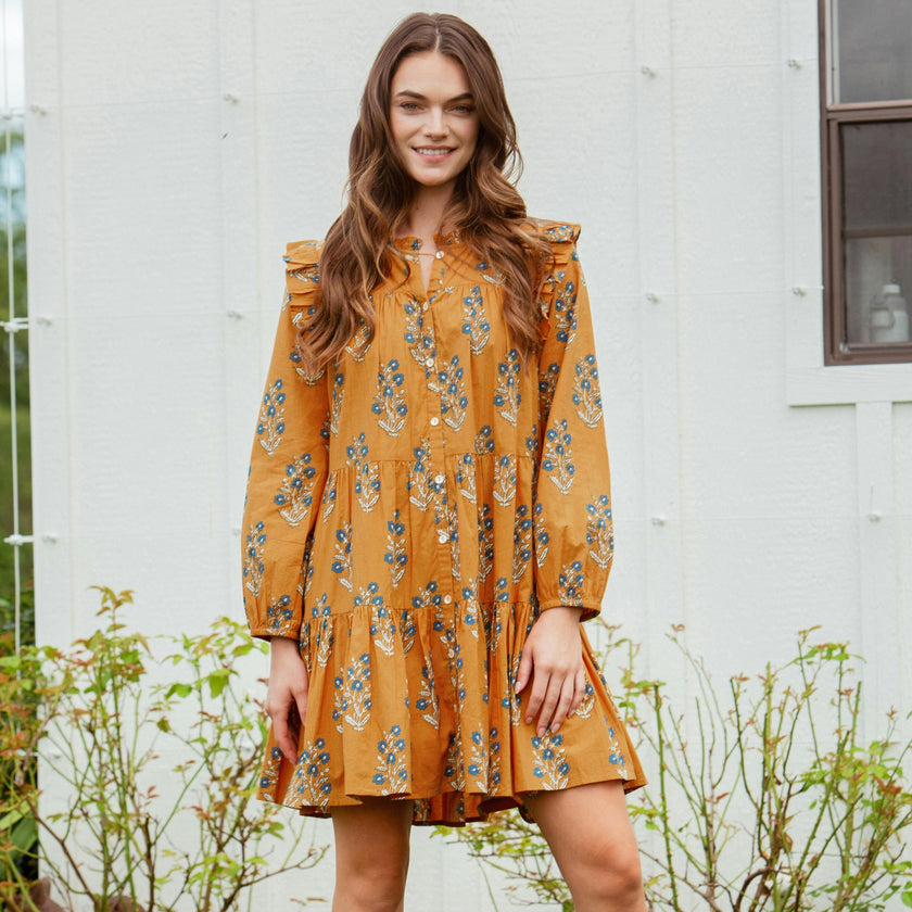 Womens Kalani Dress - Harvest Dewdrop