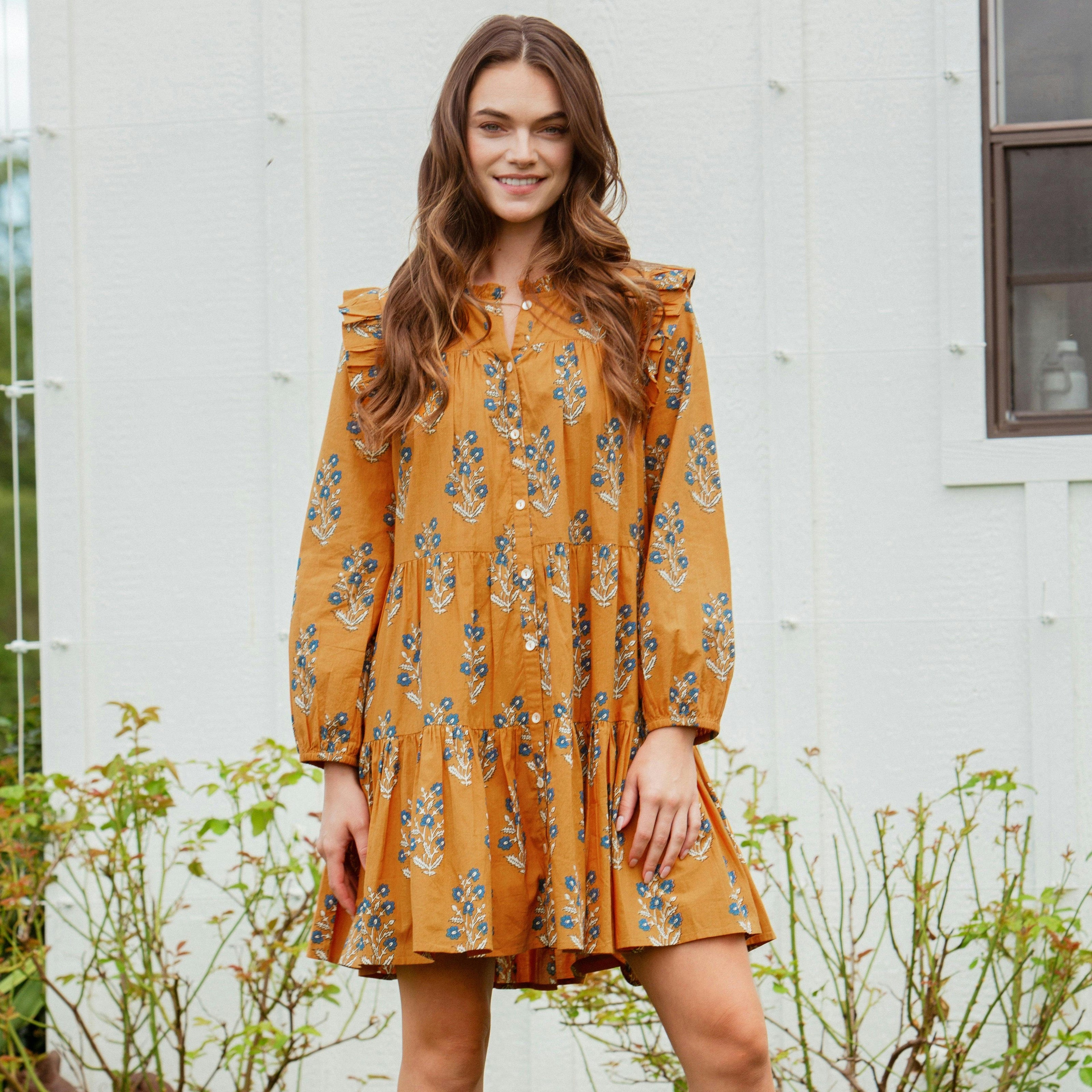 Womens Kalani Dress - Harvest Dewdrop