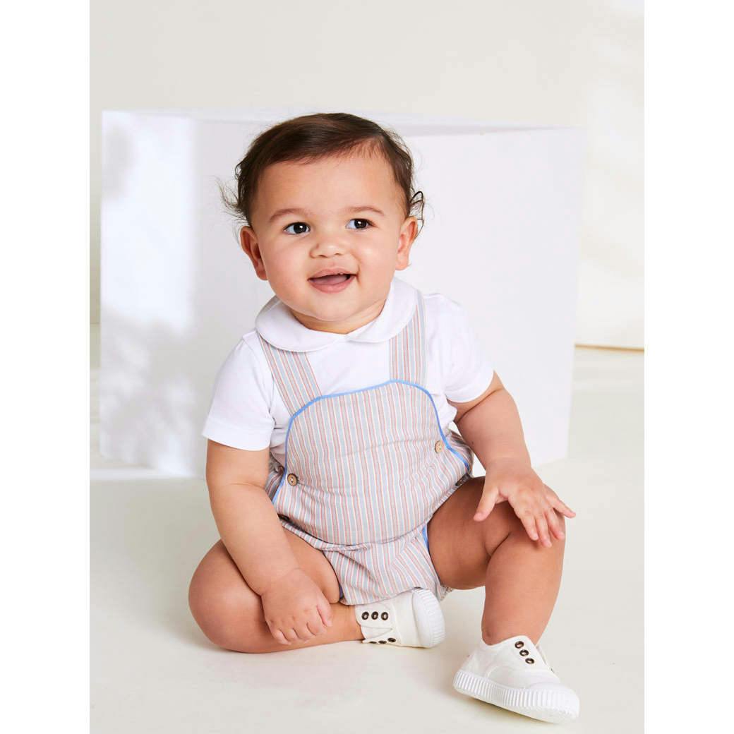 Peter Pan Collar Bodysuit in White (0mths-3yrs)