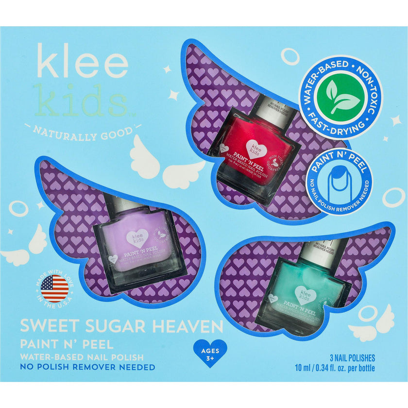 Sweet Sugar Heaven Kids Water-Based Nail Polish Set