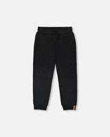French Terry Sweatpants With Cross Seams
