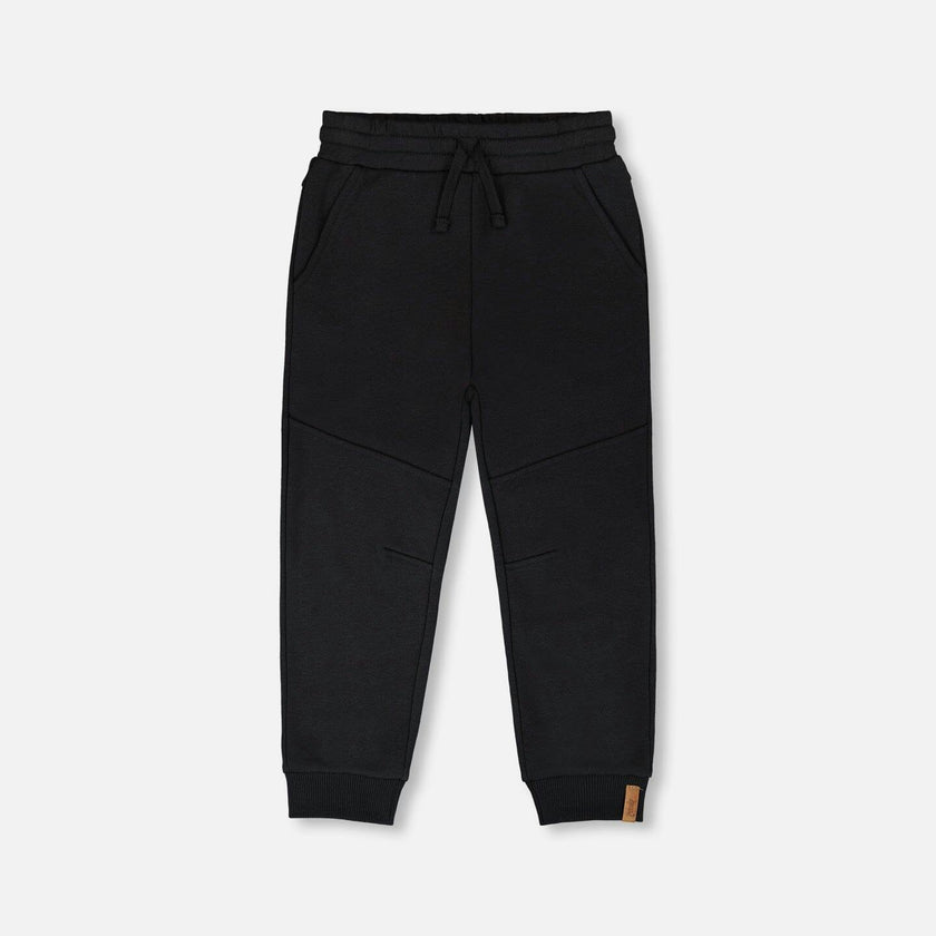 French Terry Sweatpants With Cross Seams