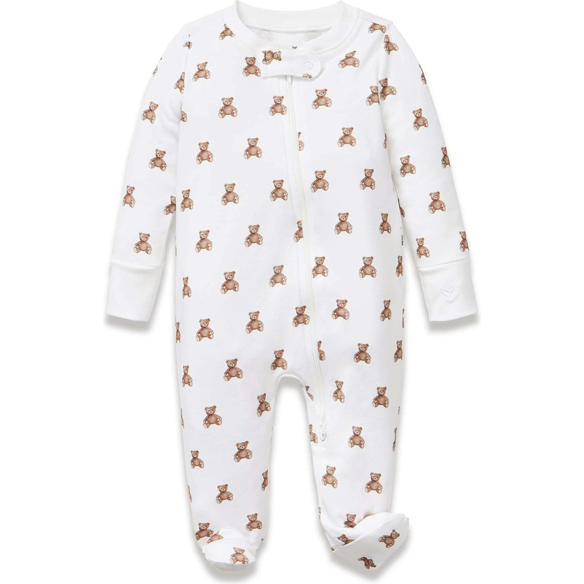 Baby's Pima Romper in Teddy Tales
