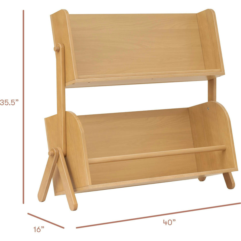 Tally Storage and Bookshelf in Honey