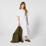 ZADIG & VOLTAIRE Poplin Pleat Dress - White