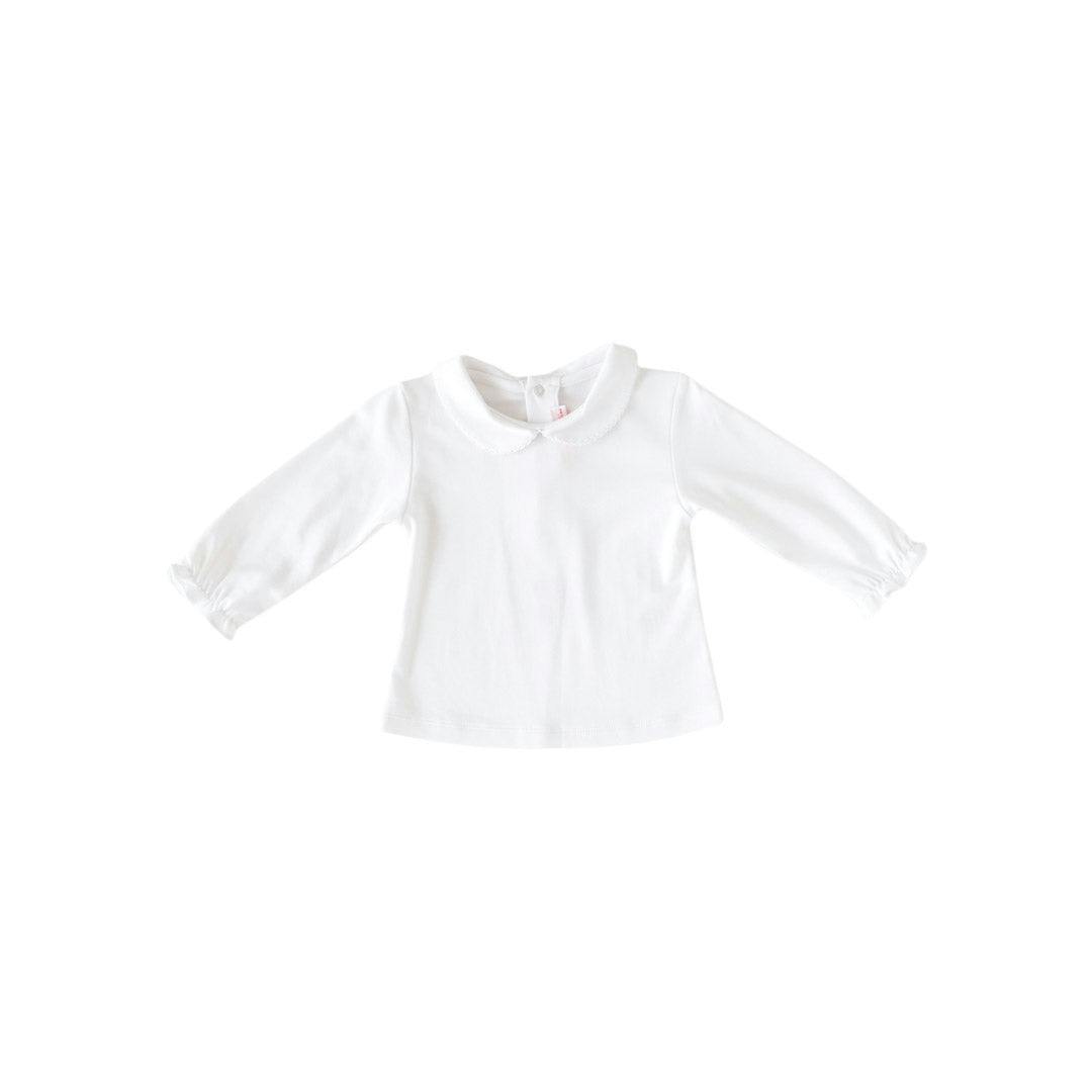 White Peter Pan Top