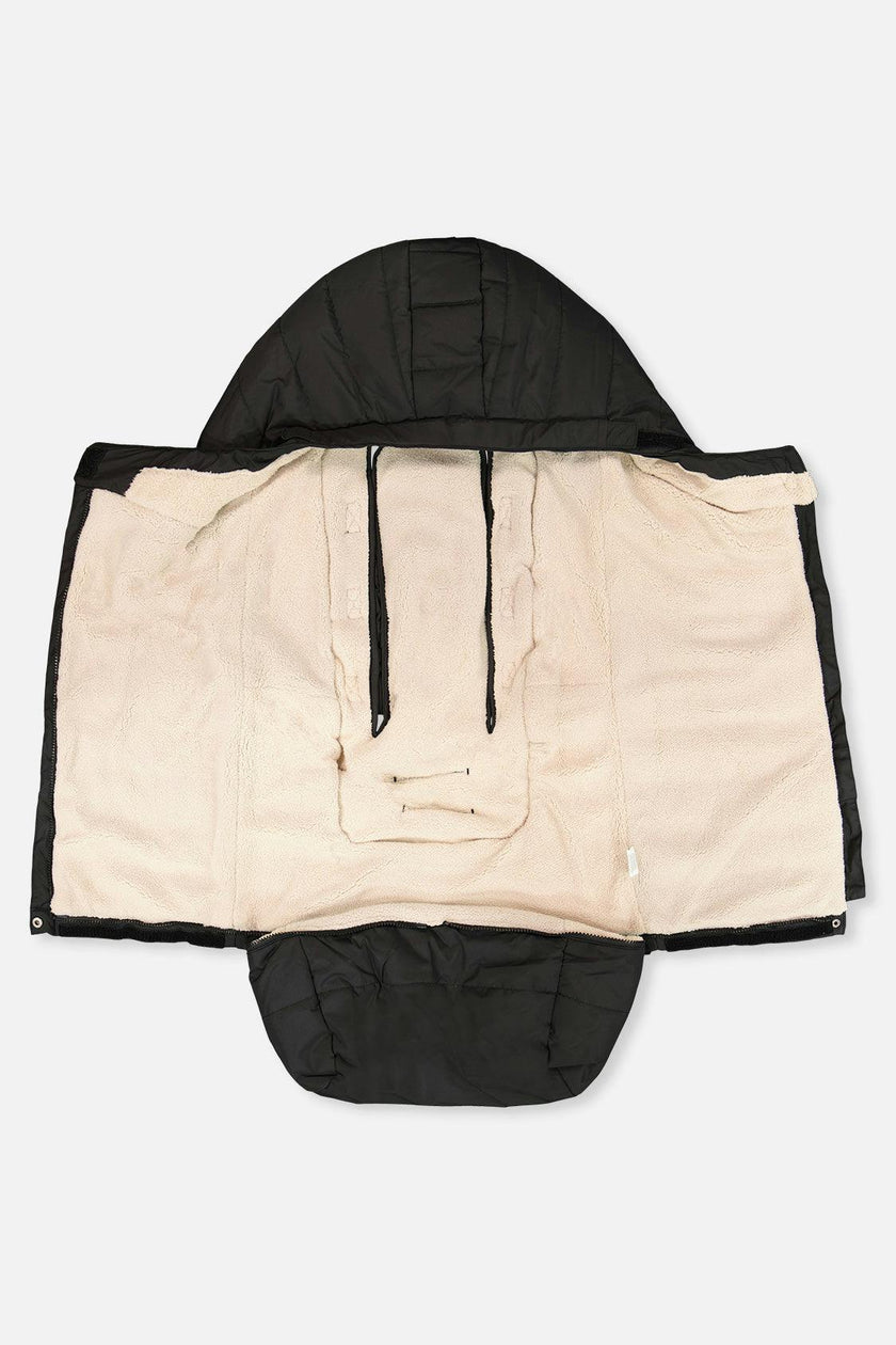 Evolutive Footmuff For Car Seats and Strollers Black