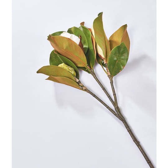 Real Touch Large Magnolia Bud Large Branch Stem 31
