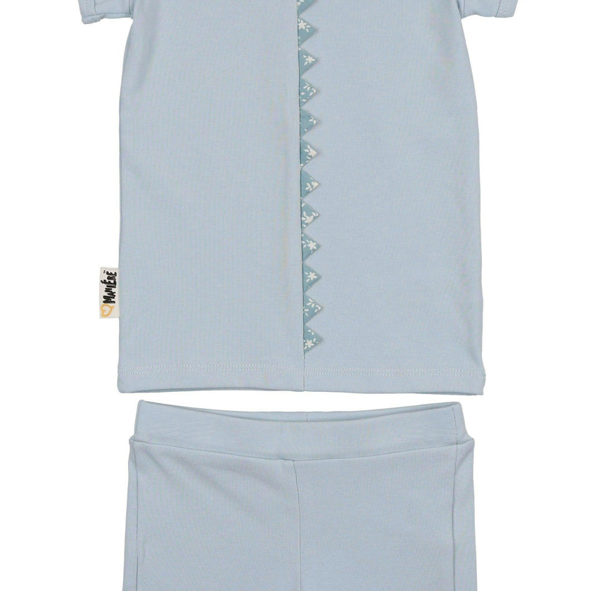 Floral Triangle Front Top & Short Set