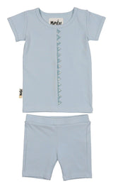Floral Triangle Front Top & Short Set