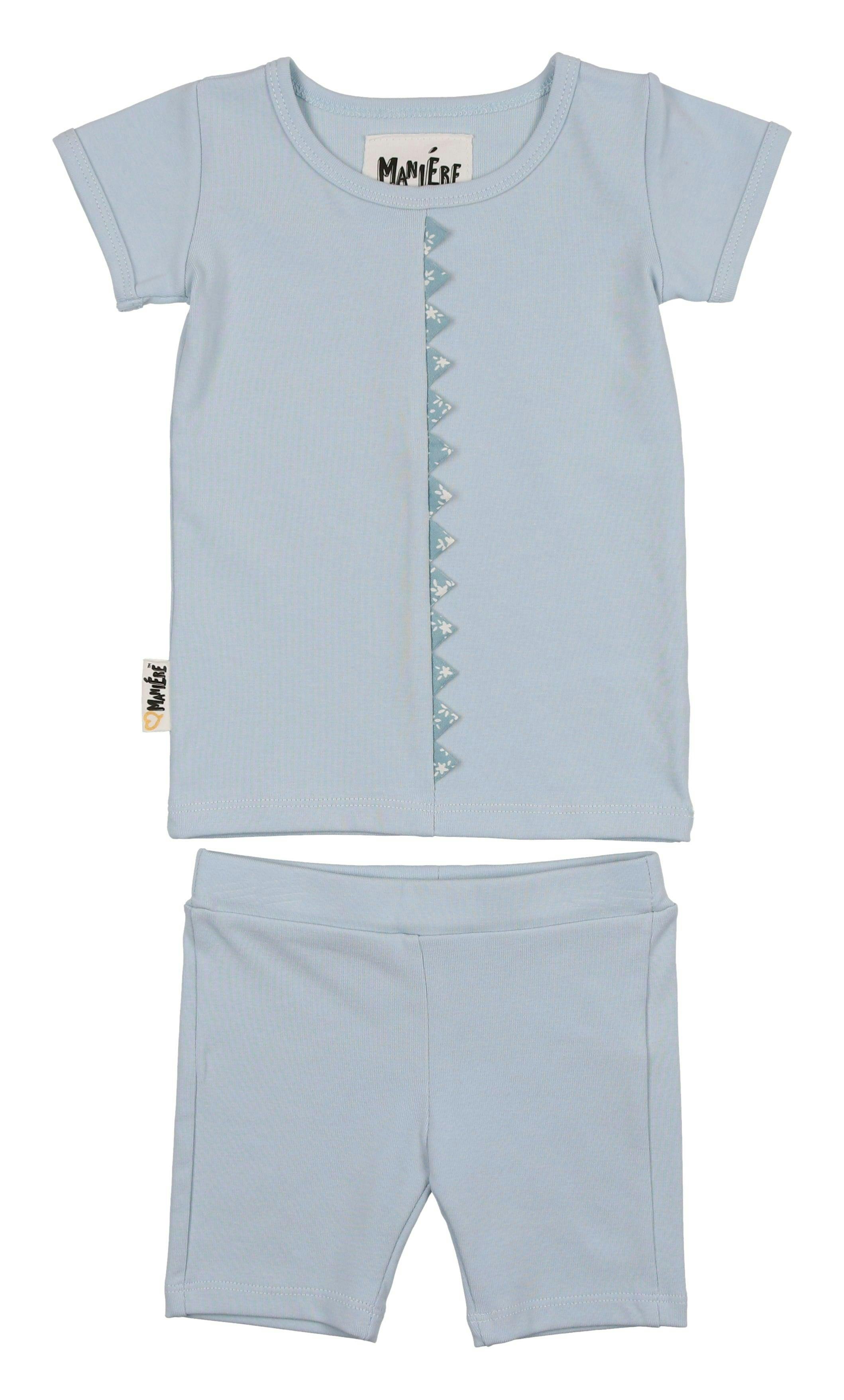 Floral Triangle Front Top & Short Set