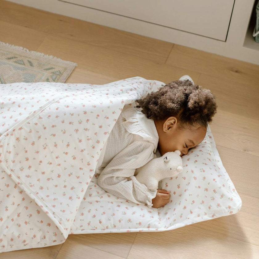 Organic Toddler Nap Roll-N-Rest Mat Set