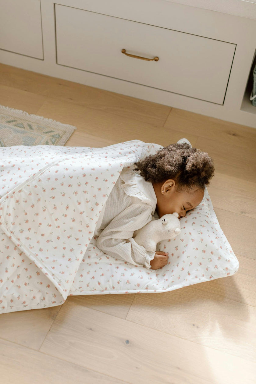 Organic Toddler Nap Roll-N-Rest Mat Set