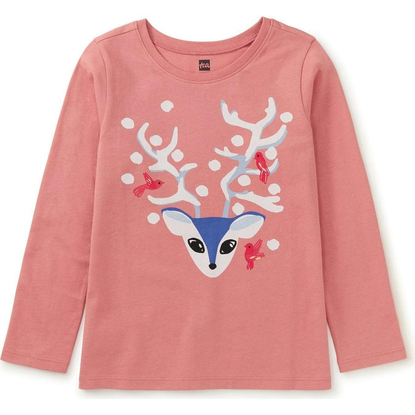 Decorated Graphic Tee, Pink