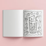 Kaleidoscope: Super Cute Sticker Coloring Book