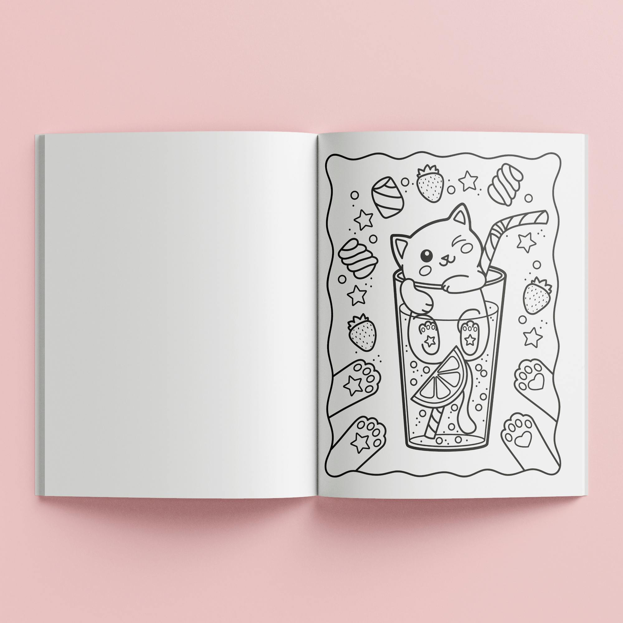 Kaleidoscope: Super Cute Sticker Coloring Book