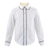 Formal Piped Pique Shirt