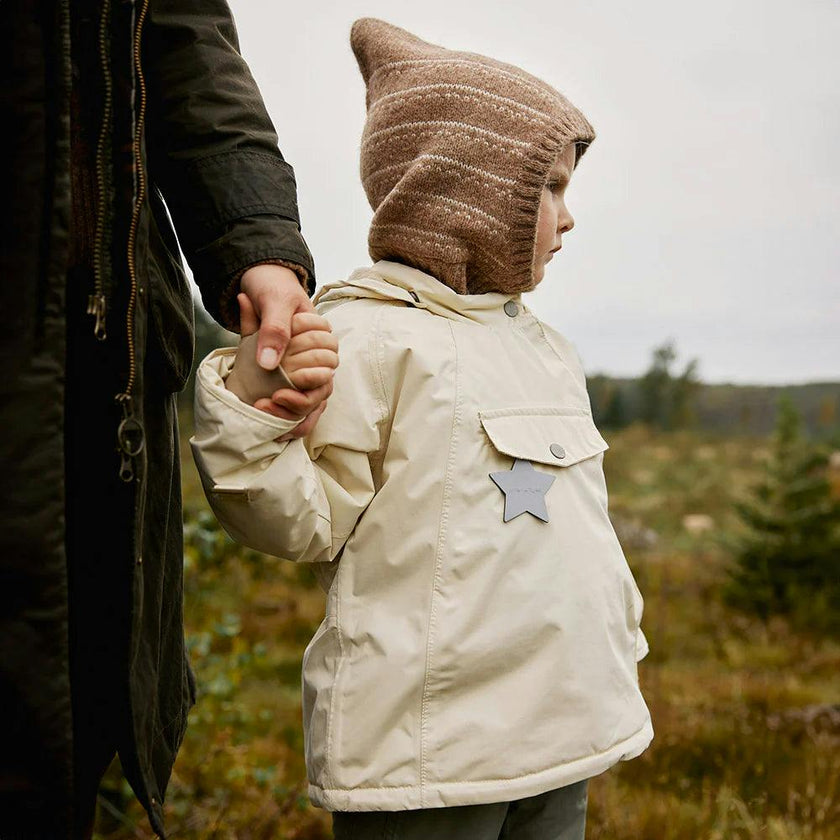 MINI A TURE MATWANG Fleece Lined Winter Jacket - Angora Cream
