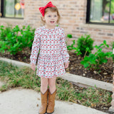 Ellery Girls' Dress Cowboy Christmas