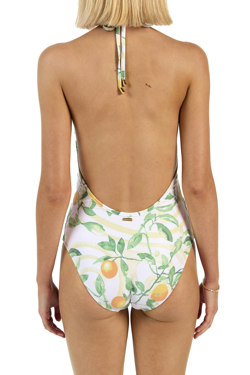 The Valencia - Halter Wrap One Piece