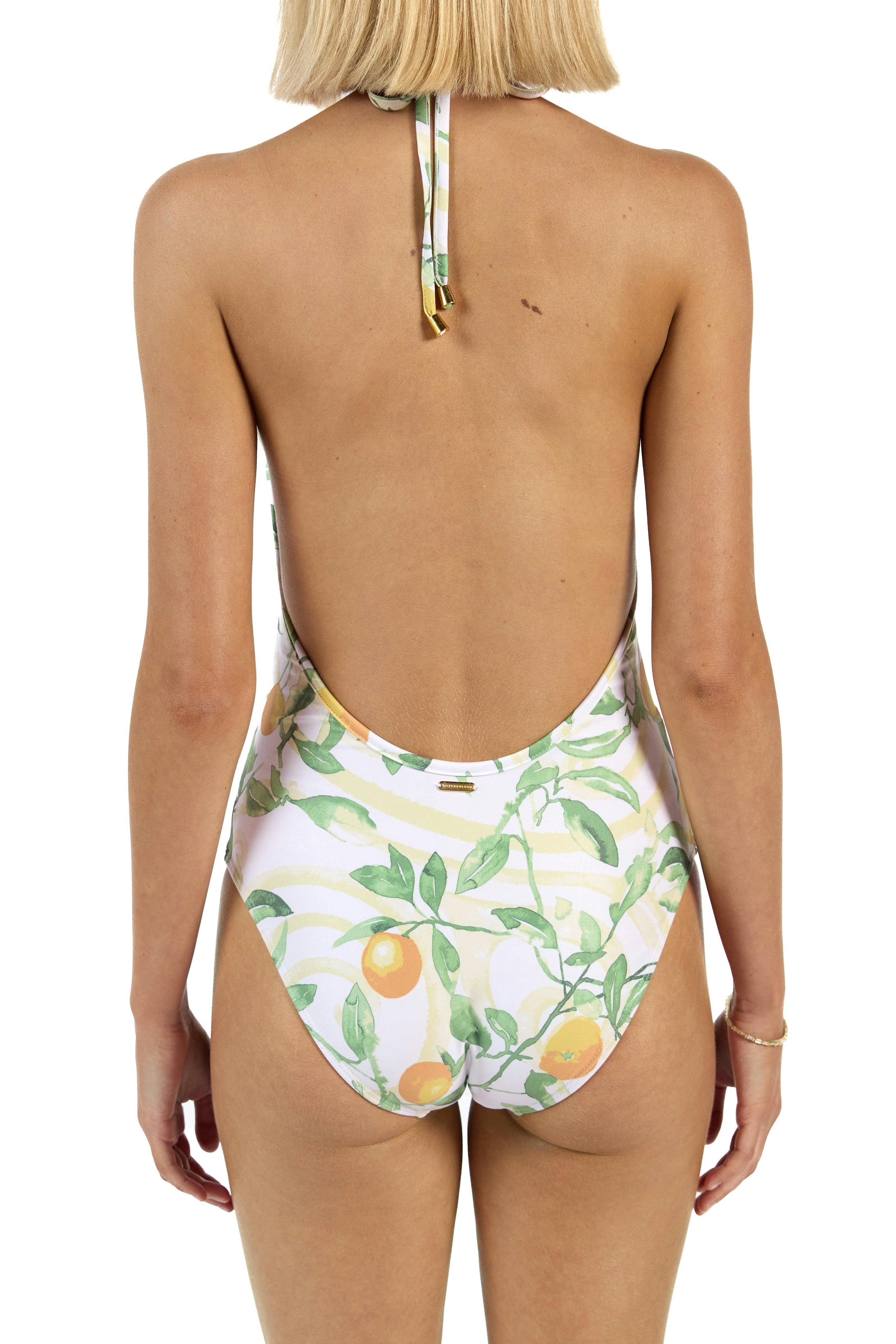 The Valencia - Halter Wrap One Piece