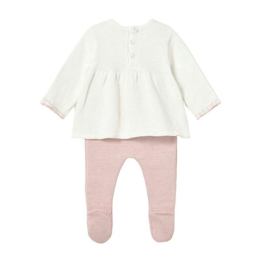 Newborn Girl Pants and Sweater Set