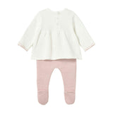 Newborn Girl Pants and Sweater Set